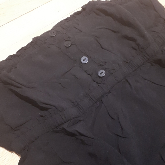 JOSHUA PERETS black strapless top - Picture 2 of 3